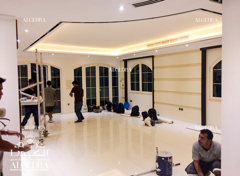 Modern Villa decoration in Dubai (On Going)